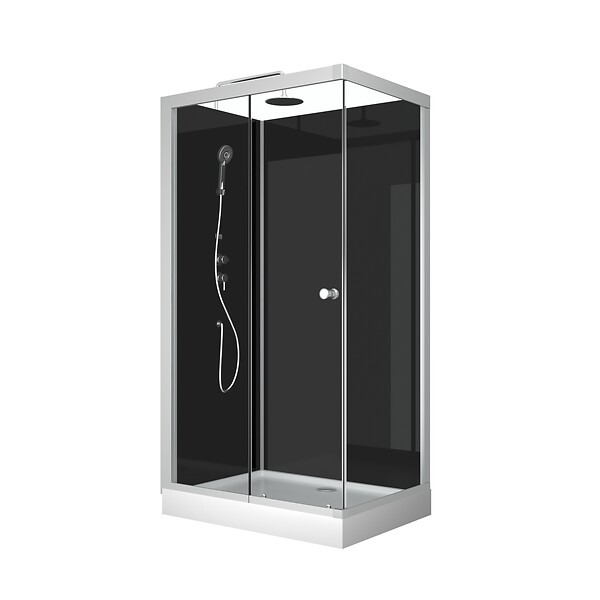AURLANE - cabine de douche SHADOW CORNER RECTANGLE - 110x80x230cm - large