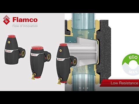 FLAMCO - Séparateur d'air et de saletés avec aimant XStream Vent-Clean 1 F - FLAMCO - 11062 - large
