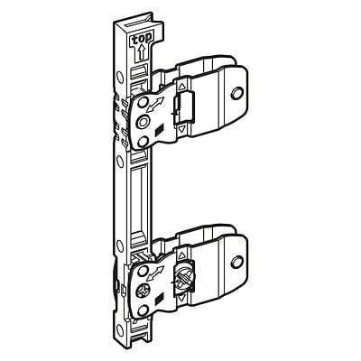 HETTICH - Connecteur de façade de tiroir AvanTech YOU pour profil latéral de tiroir, hauteur 187 / 251 mm, à visser - HETTICH - 9255838 - large