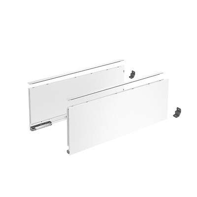 HETTICH - Profilé latéral de tiroir AvanTech YOU, hauteur 187 mm x NL 400 mm, Blanc, gauche et droite - HETTICH - 9353404 - large