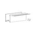 HETTICH - Profilé latéral de tiroir AvanTech YOU, hauteur 187 mm x NL 400 mm, Blanc, gauche et droite - HETTICH - 9353404 - vignette
