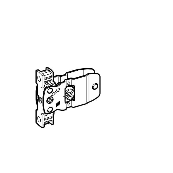 HETTICH - Connecteur de façade de tiroir AvanTech YOU pour profil latéral de tiroir, hauteur 101mm, à visser - HETTICH - 9255835 - large