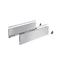 HETTICH - Profilé latéral de tiroir AvanTech YOU, hauteur 139 mm x NL 400 mm, Argent , gauche et droite - HETTICH - 9353347 - vignette