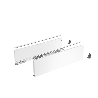 HETTICH - Profilé latéral de tiroir AvanTech YOU, hauteur 139 mm x NL 400 mm, Blanc, gauche et droite - HETTICH - 9353395 - large