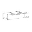 HETTICH - Profilé latéral de tiroir AvanTech YOU, hauteur 139 mm x NL 550 mm, Blanc, gauche et droite - HETTICH - 9353398 - vignette