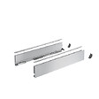 HETTICH - Profilé latéral de tiroir AvanTech YOU, H101mm x L500mm, argent, gauche et droite - HETTICH - 9353340 - vignette