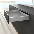 HETTICH - Profilé latéral de tiroir AvanTech YOU, H101mm x L500mm, argent, gauche et droite - HETTICH - 9353340 - vignette