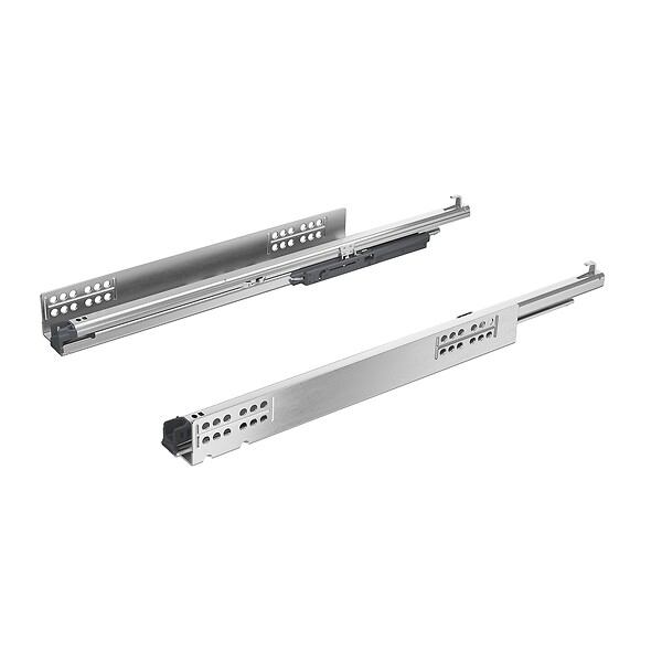 HETTICH - Coulisse à sortie totale Quadro V6 YOU M (30 kg) avec Silent System, compatible avec push to open silent, 270 mm, gauche et droite - HETTICH - 9256883 - large
