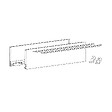 HETTICH - Profilé latéral de tiroir AvanTech YOU, hauteur 139 mm x NL 400 mm, Anthracite, gauche et droite - HETTICH - 9353433 - vignette