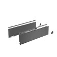 HETTICH - Profilé latéral de tiroir AvanTech YOU, hauteur 139 mm x NL 450 mm, Anthracite, gauche et droite - HETTICH - 9353434 - vignette