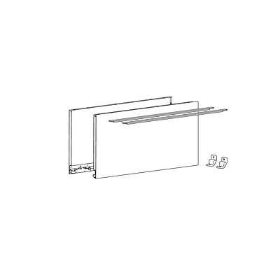 HETTICH - Profilé latéral de tiroir AvanTech YOU, hauteur 251 mm x NL 400 mm, Blanc, gauche et droite - HETTICH - 9353411 - large