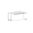 HETTICH - Profilé latéral de tiroir AvanTech YOU, hauteur 251 mm x NL 400 mm, Blanc, gauche et droite - HETTICH - 9353411 - vignette