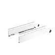 HETTICH - Profilé latéral de tiroir AvanTech YOU, H101mm x L400mm, blanc, gauche et droite - HETTICH - 9353386 - vignette