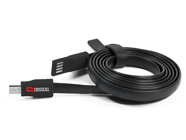 CROSSCALL - Câble USB CROSSCALL - Câble plat 1.20m - CP.PE.NR000 - large