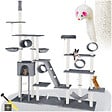 TECTAKE - Arbre à Chat Snooky 261 cm gris - vignette