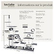 TECTAKE - Arbre à Chat Snooky 261 cm gris - vignette