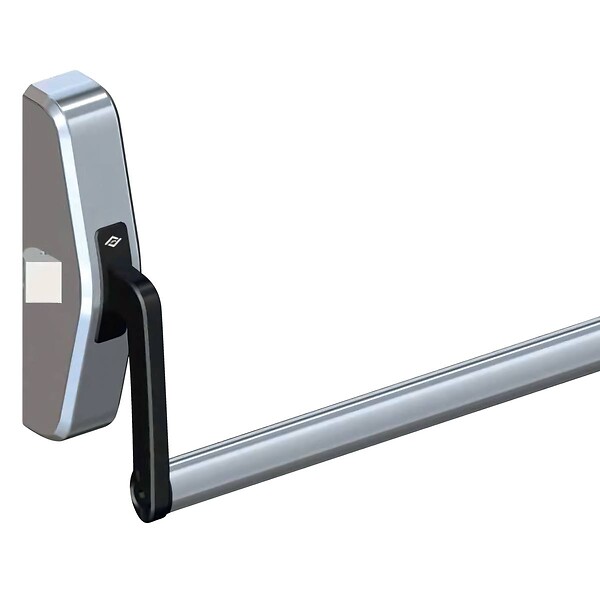 JPM - Barre anti-panique - 89 design -3 points - haut et bas - Argent - JPM - 89D300-21-2A - large