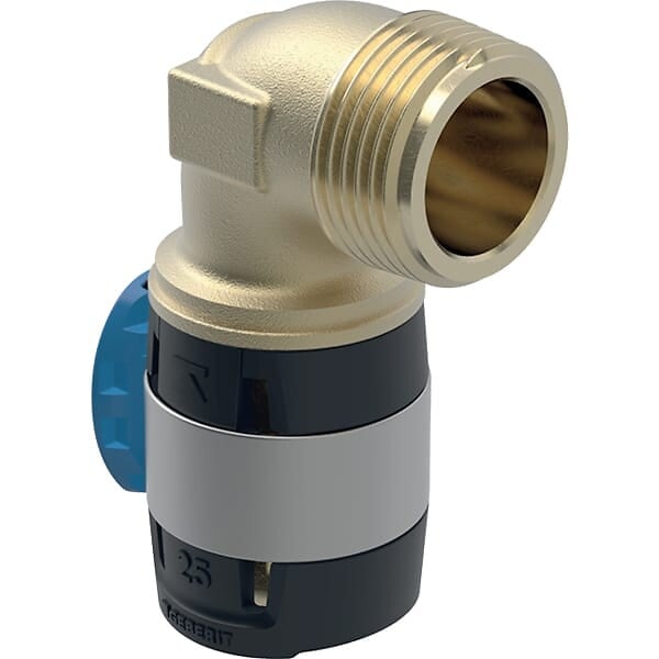 GEBERIT - Coude raccord 90° FlowFit avec filetage mâle - DN. 15 - Ø 20 mm x Rp. 1/2'' -  - 620.511.00.1 - large