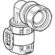 GEBERIT - Coude raccord 90° FlowFit avec écrou de serrage - DN 20 - Ø 25 mm x G 3/4'' -  - 620.693.00.1 - vignette