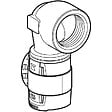 GEBERIT - Coude raccord 90° FlowFit avec filetage femelle - DN. 12 / 15 - Ø 16 mm x Rp. 1/2'' -  - 620.540.00.1 - vignette