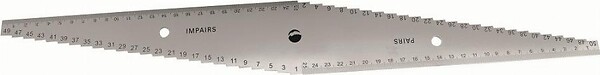 LEMAN - 380.700.500 Réglet de toupilleur - large