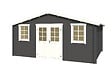 LASITAMAJA - Abri de jardin bois Udo 380 - Gris anthracite - 17,76m² - vignette