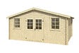LASITAMAJA - Abri de jardin bois UDO 380 - Bois brut - L.480xP.380cm - vignette