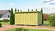 WEKA - Abri de jardin en bois 607 - PVC gris - L.408xl.318xH.223cm - vignette