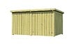 WEKA - Abri de jardin en bois 607 - PVC gris - L.408xl.318xH.223cm - vignette
