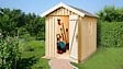 WEKA - Abri de jardin en bois Suédois 348 T1 - L.162xP.168cm - vignette