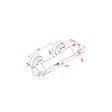 PLANETE BAIN - Mitigeur douche thermostatique chromé Crafter - vignette