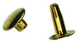 COTEKA - 10 rivets tubulaires en laiton 3.2x11.5mm - vignette