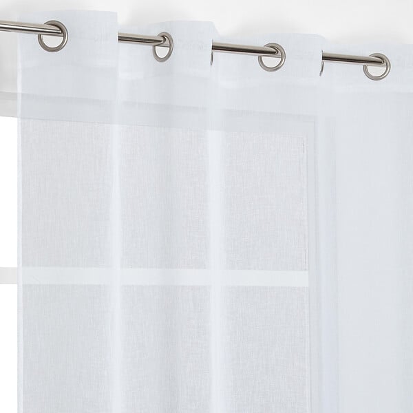 MODE DE VIE - Voilage Louis effet lin - Blanc - 140x240cm - large