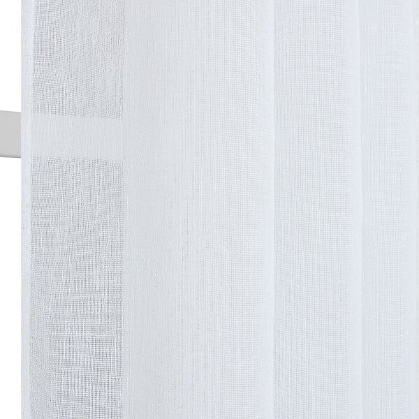 MODE DE VIE - Voilage Louis effet lin - Blanc - 140x240cm - large