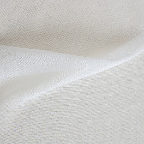 MODE DE VIE - Voilage Louis effet lin - Blanc - 140x240cm - large