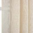 MODE DE VIE - Voilage Louis effet lin - Polyester - Ecru - 130g/m2 - 140x240cm - vignette