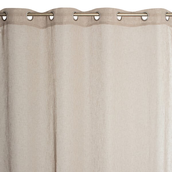 MODE DE VIE - Voilage Louis effet lin - Polyester - Naturel - 140x240cm - large