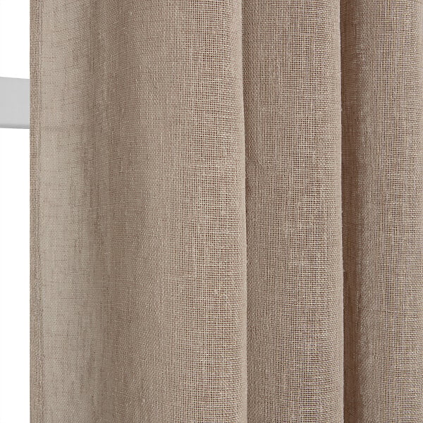 MODE DE VIE - Voilage Louis effet lin - Polyester - Naturel - 140x240cm - large