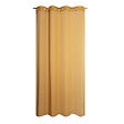 MODE DE VIE - Voilage Louis effet lin - Polyester - Ocre - 130g/m2 - 140x240cm - vignette