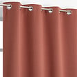 MODE DE VIE - Rideaux occultants Noa - Polyester - Terracotta - 190g/m2 - 140x240cm - vignette