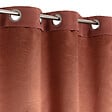 MODE DE VIE - Rideaux occultants Noa - Polyester - Terracotta - 190g/m2 - 140x240cm - vignette
