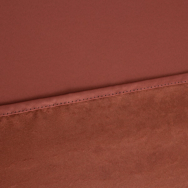 MODE DE VIE - Rideaux occultants Noa - Polyester - Terracotta - 190g/m2 - 140x240cm - large
