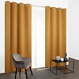MODE DE VIE - Rideaux occultants Noa - Polyester - Ocre - 190g/m2 - 140x240cm - vignette