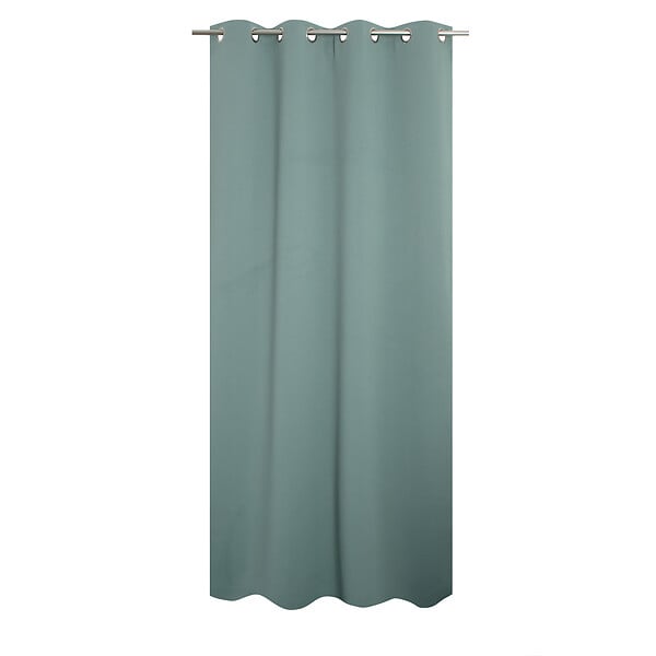 MODE DE VIE - Rideaux occultants Noa - Polyester - Sauge - 190g/m2 - 140x240cm - large