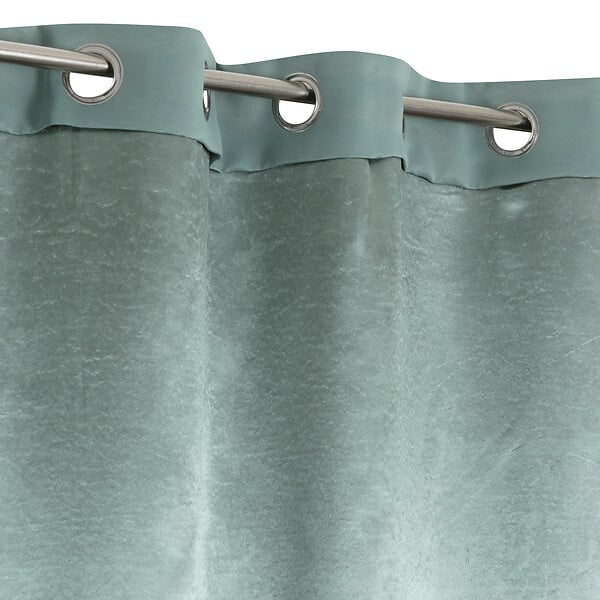 MODE DE VIE - Rideaux occultants Noa - Polyester - Sauge - 190g/m2 - 140x240cm - large