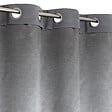 MODE DE VIE - Rideaux occultants Noa - Polyester - Anthracite - 190g/m2 - 140x240cm - vignette