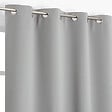 MODE DE VIE - Rideaux occultants Noa - Polyester - Gris clair - 190g/m2 - 140x240cm - vignette