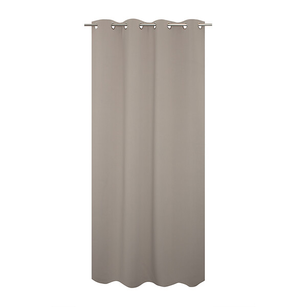MODE DE VIE - Rideaux occultants Noa - Polyester - Naturel - 190g/m2 - 140x240cm - large