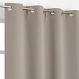 MODE DE VIE - Rideaux occultants Noa - Polyester - Naturel - 190g/m2 - 140x240cm - vignette