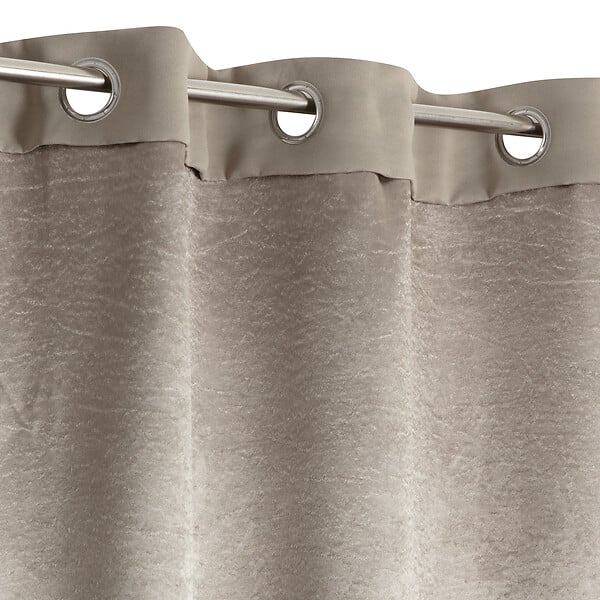 MODE DE VIE - Rideaux occultants Noa - Polyester - Naturel - 190g/m2 - 140x240cm - large